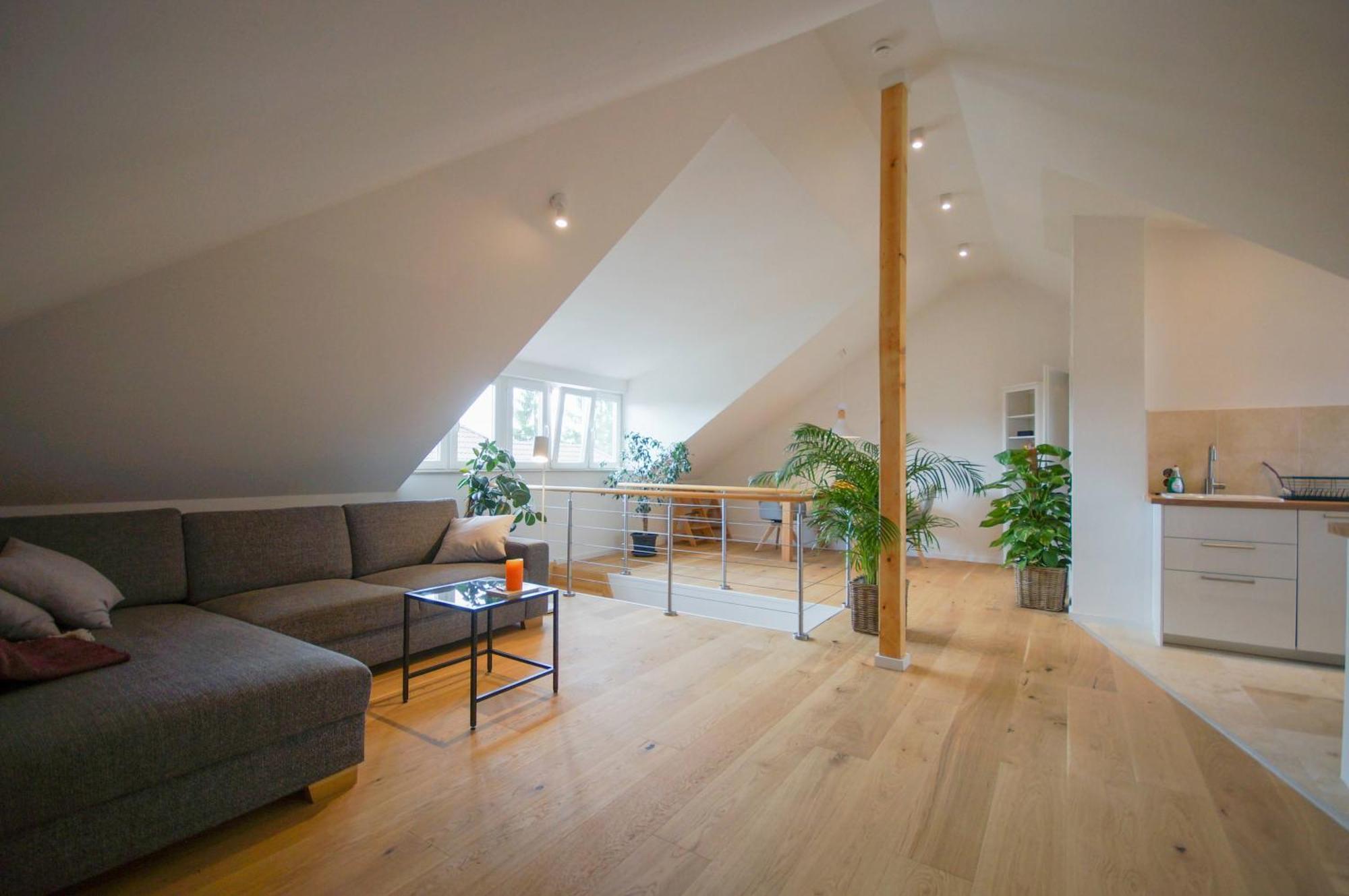 Modernes Und Helles Apartment Im Loft Stil Heidelberg Exterior foto