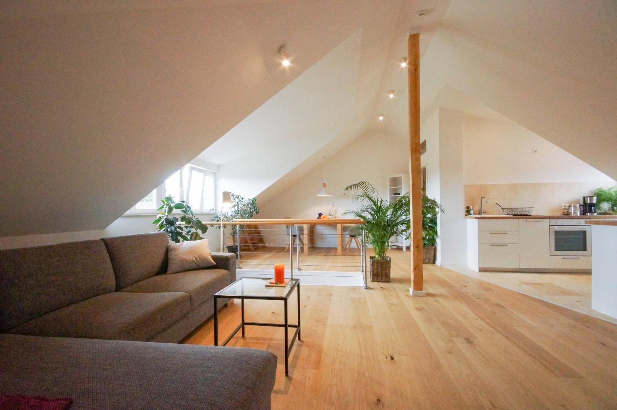 Modernes Und Helles Apartment Im Loft Stil Heidelberg Exterior foto